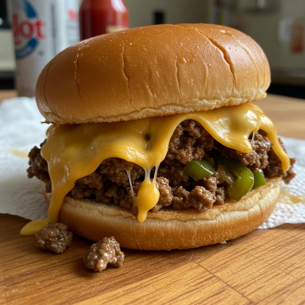 The Ultimate Philly Cheesesteak Sloppy Joes: Messy Comfort Food Perfection